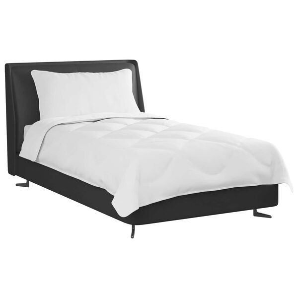 vidaXL Visų sezonų antklodė su pagalve 2 pcs Balta Mikropluoštas