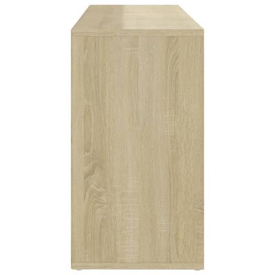 vidaXL Batų suoliukas, sonoma ąžuolo, 103x30x54,5cm, apdirbta mediena