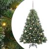 vidaXL Dirbtinė Kalėdų eglutė su 150 LED Žalia 150 cm PE ir PVC