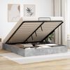 vidaXL Otomano lovos rėmas Betono Pilka 160 x 200 cm Dirbtinė mediena