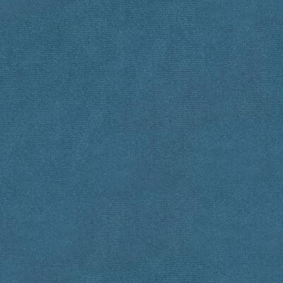 vidaXL Daiktadėžė-taburetė, mėlynos spalvos, 110x45x49cm, aksomas