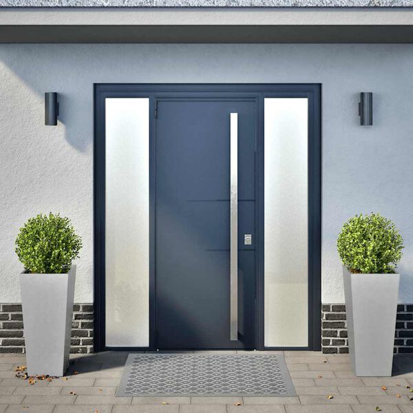 vidaXL Sodo loveliai, 2vnt., 35x35x75cm, galvanizuotas plienas