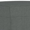 vidaXL Trivietė sofa su pakoja, tamsiai pilkos spalvos, 180cm, audinys