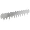 vidaXL Vejo kra&scaron;tas 30 pcs 103 x 20 cm Plienas Sidabrinė