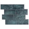 vidaXL Metro plytelė 20 pcs Mėlyna žalia 29 x 21 cm