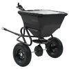 vidaXL Velkamas druskos barstytuvas, PVC ir plienas, 125x74x79cm, 45l