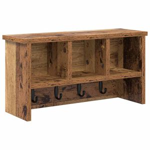 vidaXL Prikabinamas paltas Sieninis Senas medis 50 x 16 x 26 cm