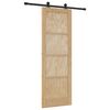 vidaXL Slankios durys ORKDAL 73,5 x 211 cm Pu&scaron;ies medienos masyvas