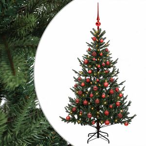 vidaXL Dirbtinė kalėdinė eglutė su rutuliuku 120 cm 150 LED