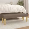 vidaXL Suoliukas, taupe spalvos, 100x30x30cm, audinys