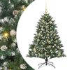 vidaXL Dirbtinė Kalėdų eglutė Žalia 150 cm PVC, plastikas ir plienas