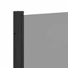 vidaXL Dušo kabineto uždanga Juoda 130 x 138 cm