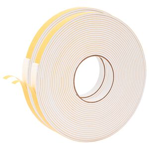 vidaXL Savigautinė putų juosta 2 vnt. Balta 15mm x 10m CR putplastis