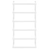 vidaXL Rank&scaron;luosčių kabykla, baltos spalvos, 24x12x48cm, plienas