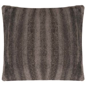 vidaXL Mesti pagalvė Dryžuotas 2 pcs Pilka 50 x 50 cm Poliesteris