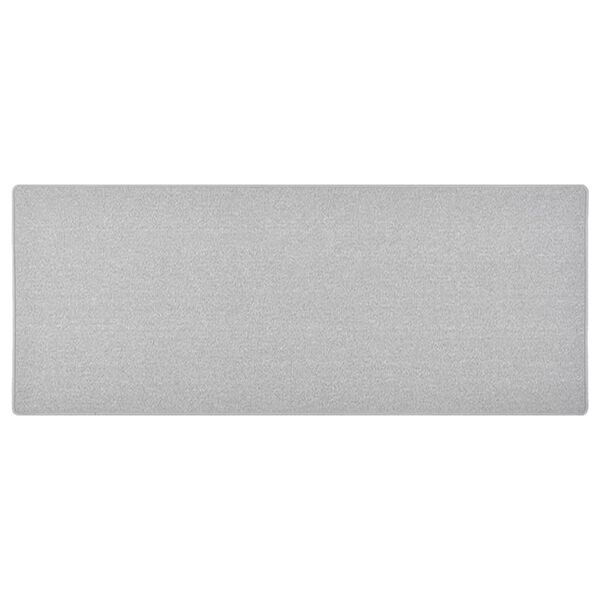 vidaXL Kilimas-takelis, šviesiai pilkos spalvos, 80x200cm