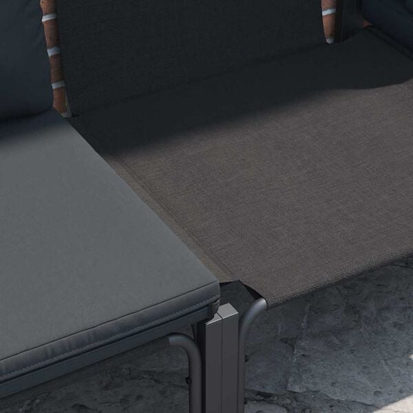 vidaXL Sodo Sofų Rinkinys Antracito Plienas