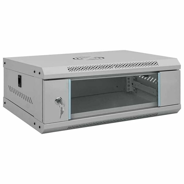 vidaXL Tinklo spinta su saugykla Pilka 53 x 45 x 21 cm Plienas