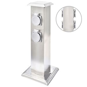 Nerūdijančio Plieno Stovas su Ki&scaron;tukiniais Lizdais Sodui