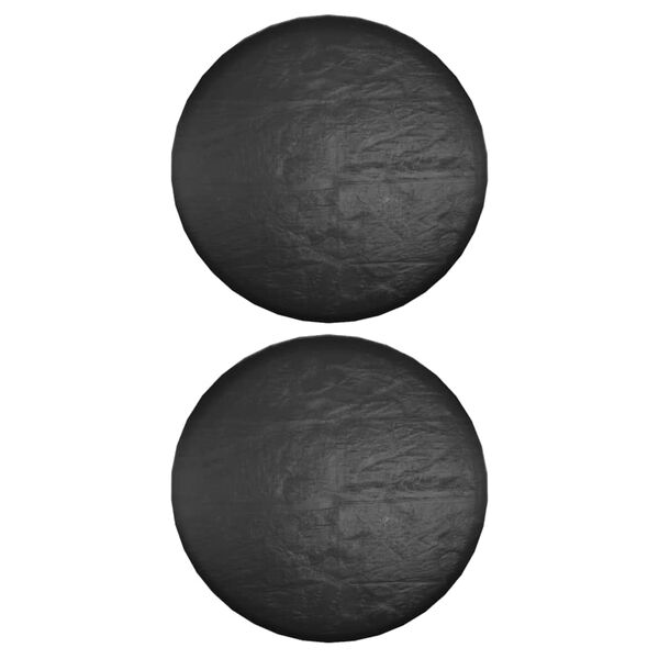 vidaXL Poilsio gulto uždangalai, 2vnt., 188x50cm, apskriti, 8 kilpos