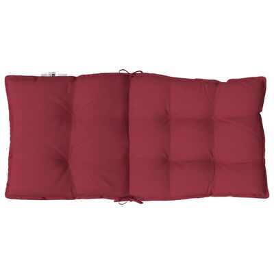 vidaXL Kėdės pagalvėlės, 6vnt., vyno raudonos, oksfordo audinys