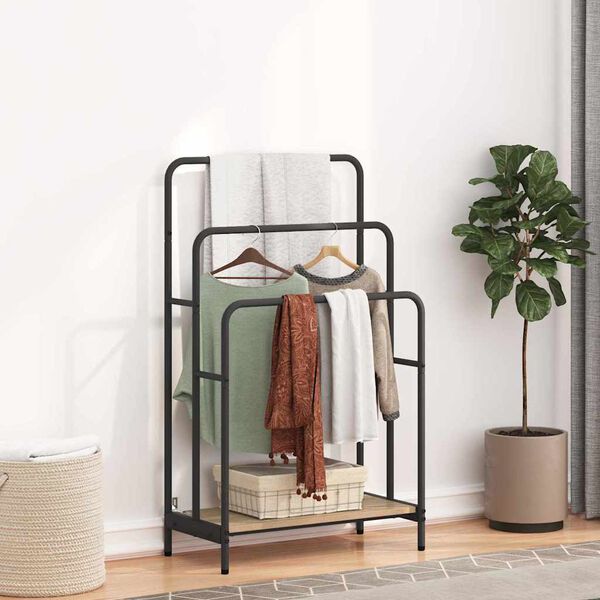 vidaXL Drabužių stalčius su lentyna Sonoma ąžuolas 60 x 30 x 100,5 cm