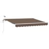 vidaXL Skėtis Audinys Taupe 450 &times; 300 cm Poliesteris