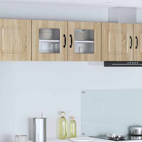 vidaXL Virtuvės spintelė Kalmar Sonoma ąžuolas 80 x 31 x 40 cm