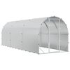 vidaXL Vi&scaron;tų būdas Sidabrinė 600 x 200 x 200 cm Galvanizuotas plienas