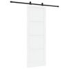 vidaXL Slankios durys ORKDAL 83 x 232 cm Pu&scaron;ies medienos masyvas Balta