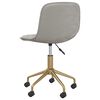 vidaXL Pasukama valgomojo kėdė, &scaron;viesiai pilkos spalvos, aksomas
