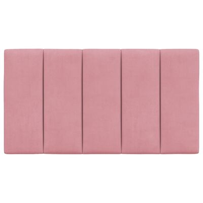 vidaXL Galvūgalio pagalvėlė, rožinės spalvos, 80cm, aksomas