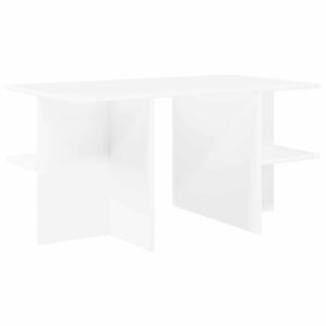 vidaXL Kavos staliukas Balta 87 x 50 x 45 cm Dirbtinė mediena