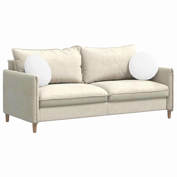 vidaXL Sėdynių pagalvėlės 2 pcs Balta &Oslash;40 x 13 cm audinys