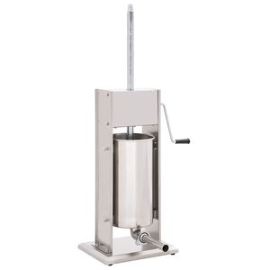 vidaXL Rankinis de&scaron;rų kim&scaron;tuvas, sidabr. sp., 15l, nerūd. plienas