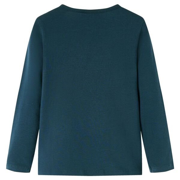 Vaiki&scaron;ki mar&scaron;kinėliai ilgomis rankovėmis, tamsiai žali, 140 dydžio