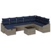 vidaXL Sofos komplektas su pagalve 6 pcs poliratanas