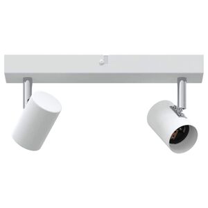 vidaXL Lubų prožektorius Balta 26 x 6,5 x 11,5 cm Metalas