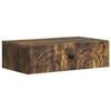 vidaXL Sieninis &scaron;oninis staliukas 59 x 34,5 x 17 cm Apdirbta mediena