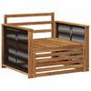 vidaXL Lauko Vidurinis Sofa Natūrali