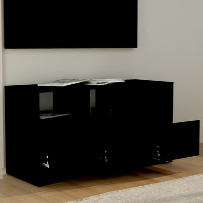 vidaXL Televizoriaus spintelė, juodos spalvos, 102x37,5x52,5cm, MDP