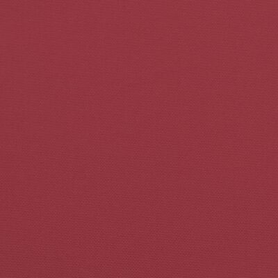 vidaXL Paletės pagalvėlė, raudonojo vyno spalvos, 60x60x12cm, audinys