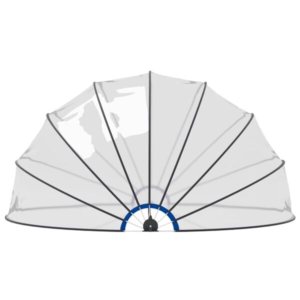 vidaXL Skliautas baseinui, 559x275cm