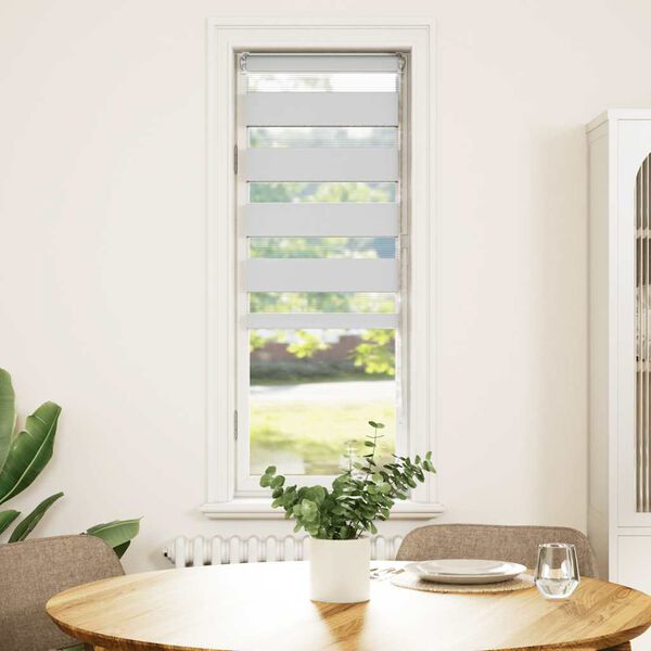 vidaXL zebrinės žaliuzės 50x150 cm audinio plotis 45,9 cm poliesteris