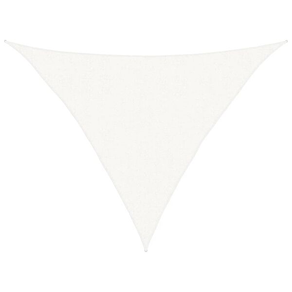 vidaXL Uždanga nuo saulės, baltos spalvos, 2,5x2,5x3,5m, HDPE, 160g/m&sup2;