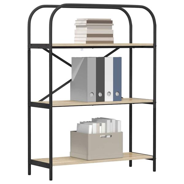 vidaXL Knygų lentyna Sonoma ąžuolas 80 x 30 x 109 cm Apdirbta mediena