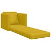 vidaXL Sofa lova 60cm Tamsiai geltona Aksomas