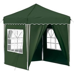 vidaXL Pop-up &scaron;ventinis palapinė 195 x 195 x 245 cm Žalia