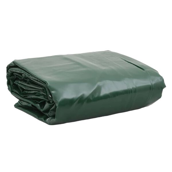 vidaXL Tentas, žalios spalvos, 1,5x6m, 650g/m&sup2;