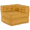vidaXL Modulinė sofa, geltona, 70x70x54 cm, audinys